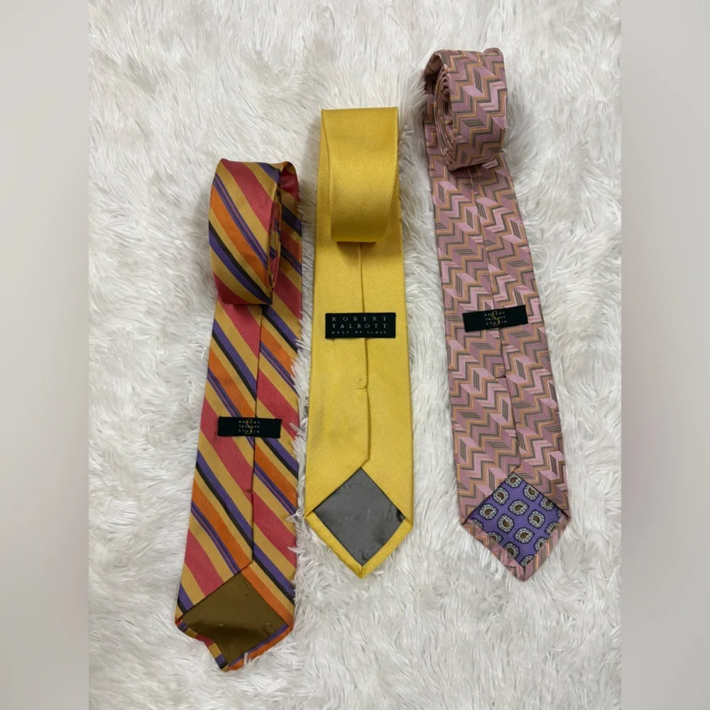 Bundle Robert Talbott Yellow and Multicolor Tie Set